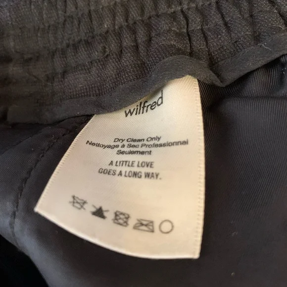 Aritzia Black Wide Leg Pants - Picture 6 of 9